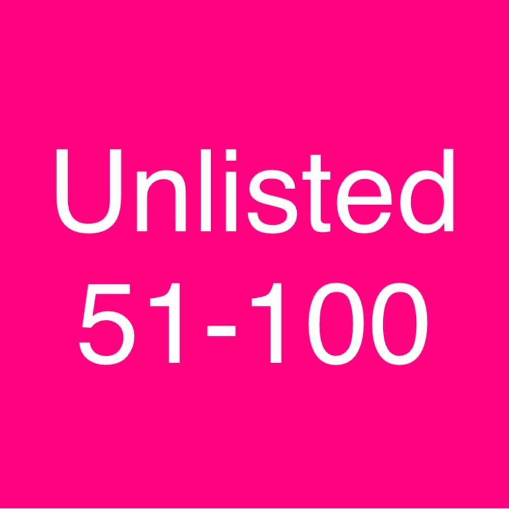 51-100 unlisted items 1/14